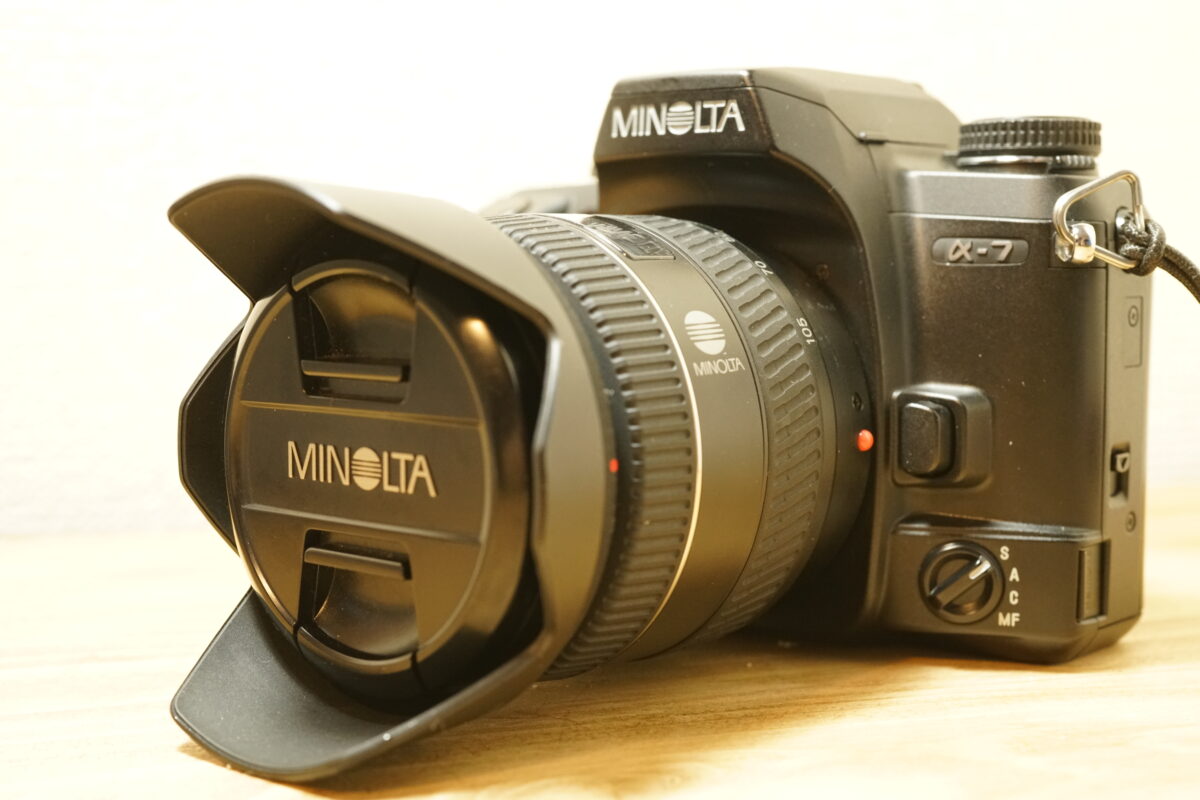 買取り実績  ミノルタ MINOLTA α-7 AF24-105mmレンズ付 一眼レフ フィルムカメラ